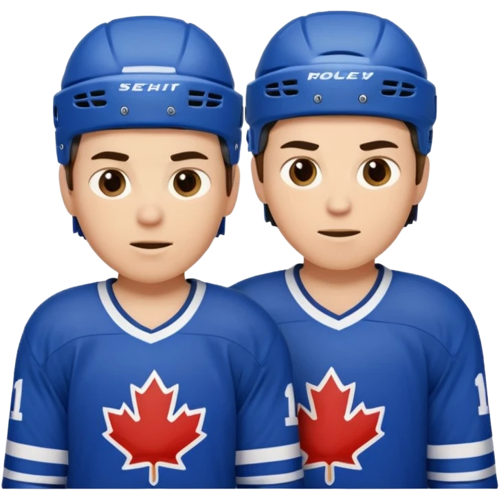 Ice Hockey brothers emoji