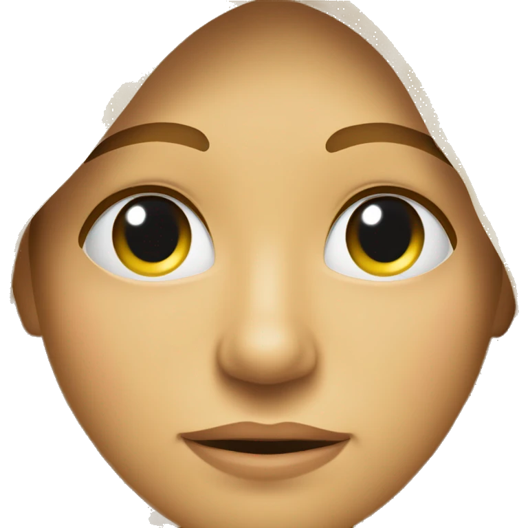 Un solo emoji amarillo con una expresión confundida y ligeramente incómoda, con cejas levantadas, ojos mirando de reojo y boca torcida hacia abajo. emoji
