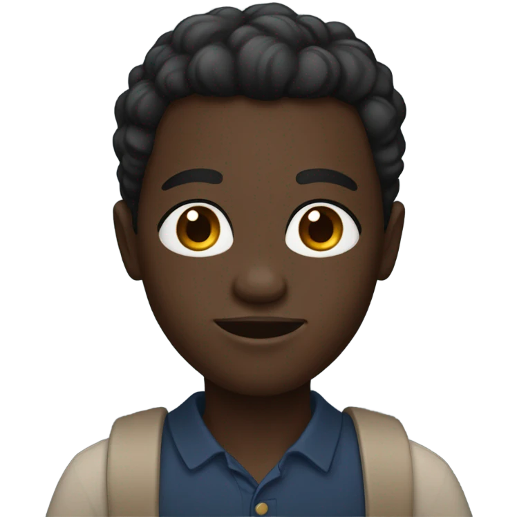 black human emoji