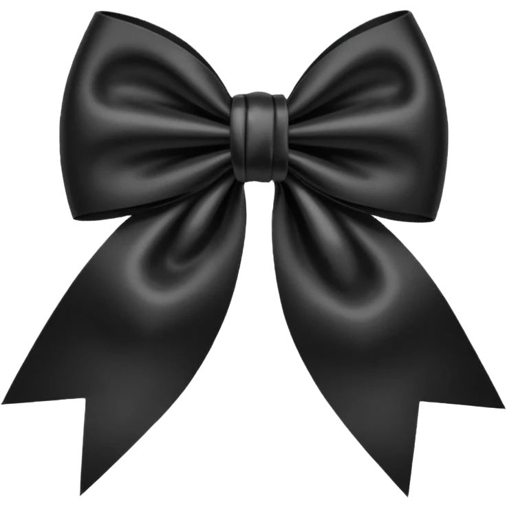 black bow emoji
