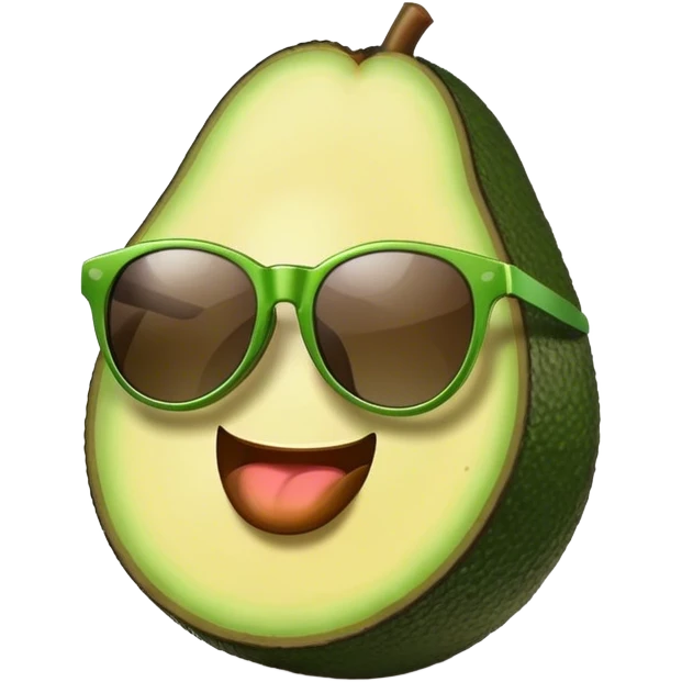 Avacodo with sun glasses  emoji