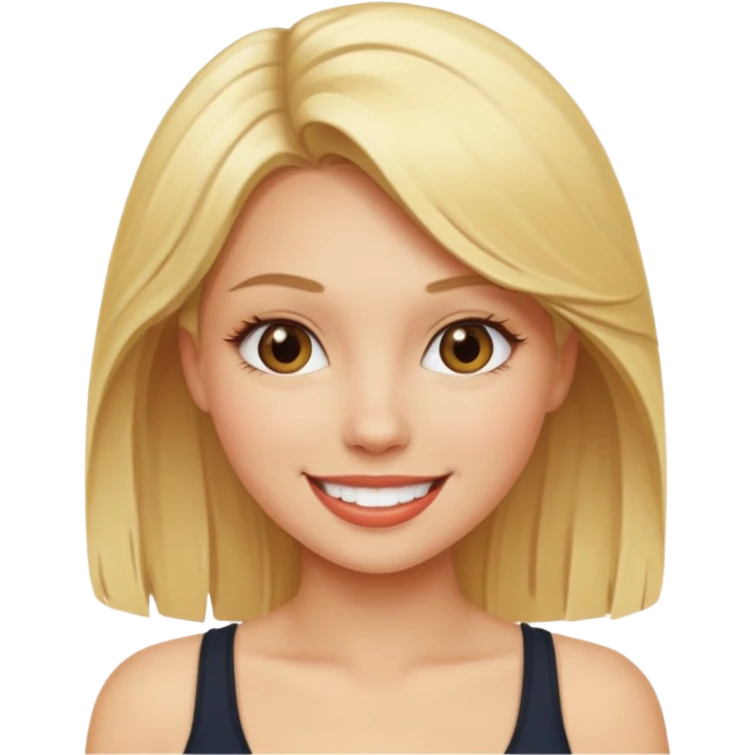 BLODE GIRL SEXY HOT emoji