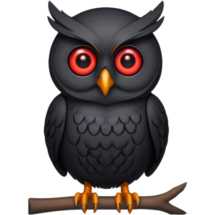 





Baby owl – Fluffy, tiny wings




Black owl - red eyes, front view



 emoji