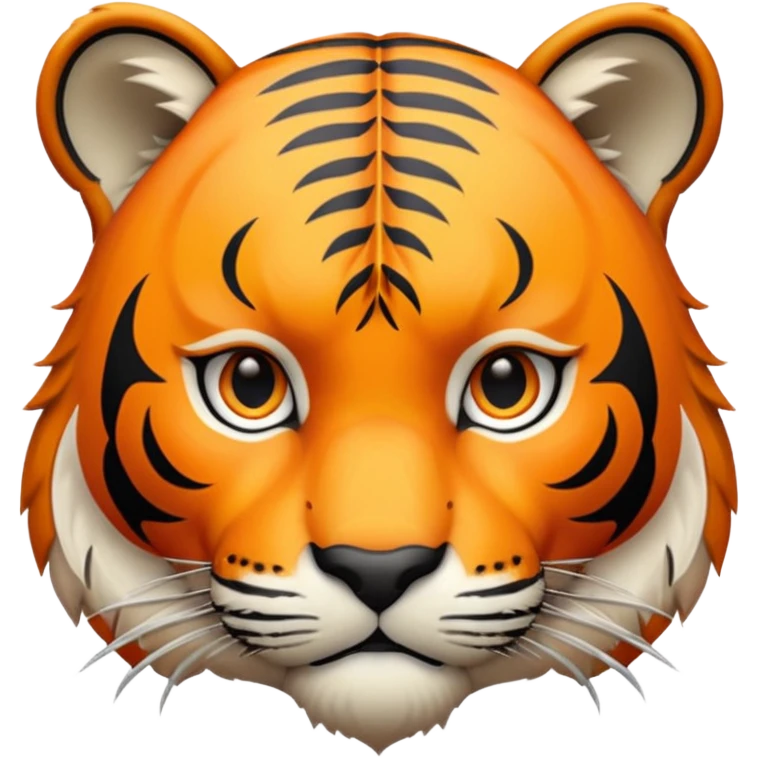 Very Dangerous tiger face emoji