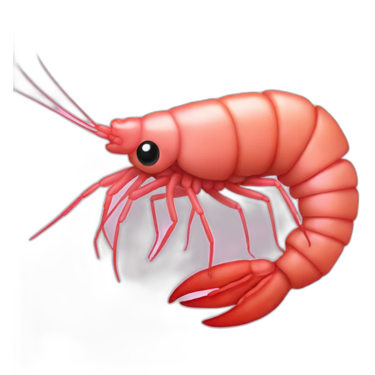 PINK SHRIMP emoji
