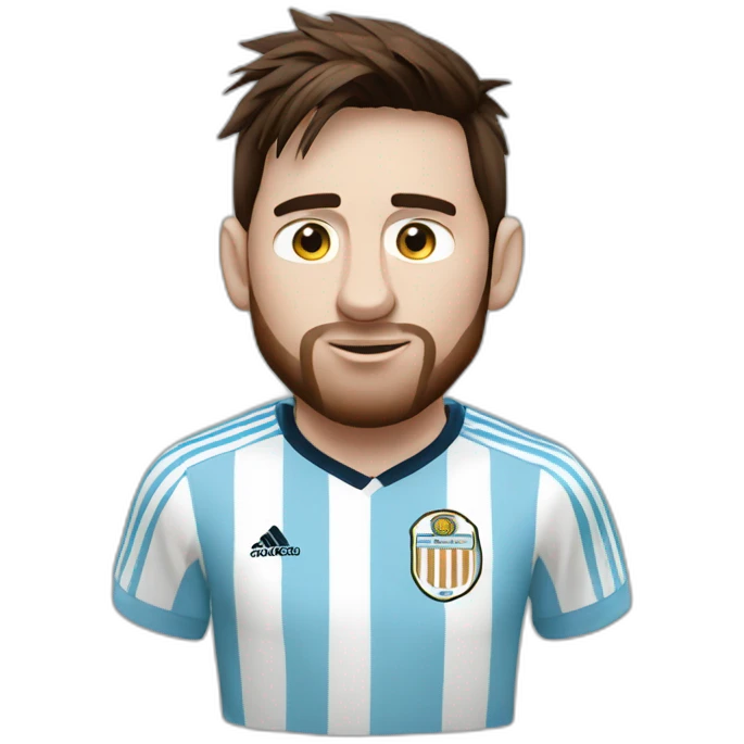 messi argentina emoji