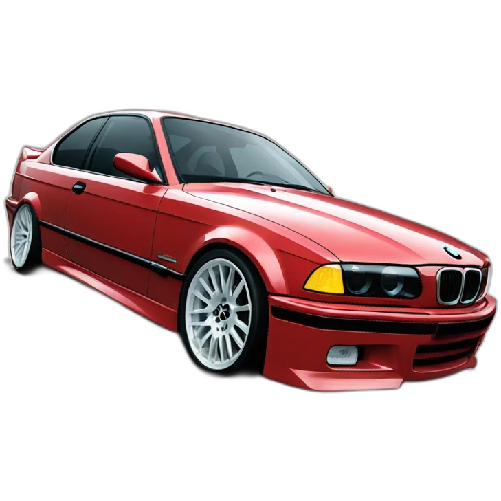 Bmw e36 de course emoji