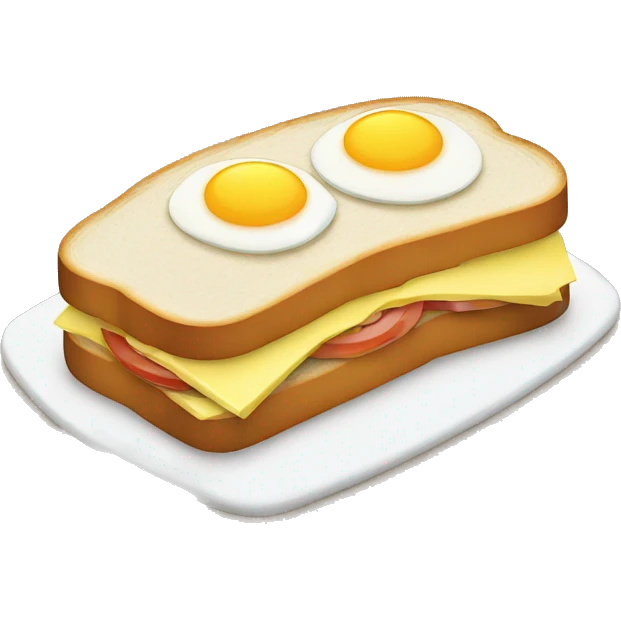 sandwich with egg emoji