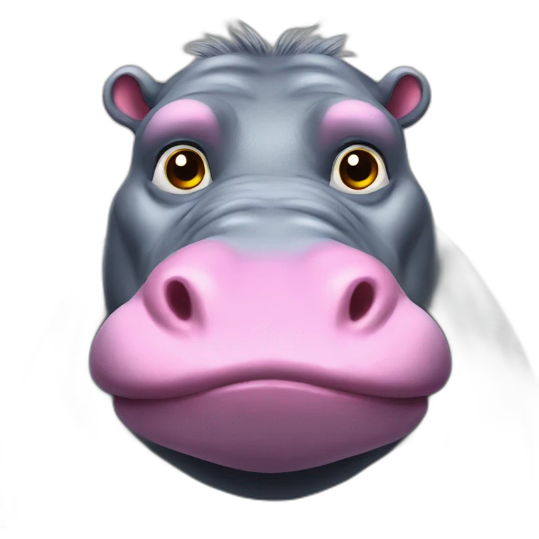 Hippo merged with gorilla emoji
