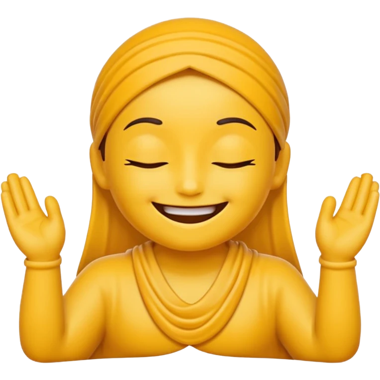 Namaste emoji sticker emoji