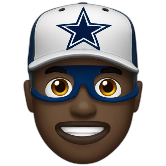 Dallas cowboys fan emoji