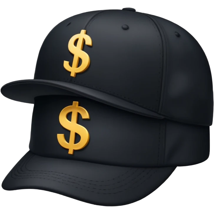 boné com simbolo de $ hype emoji
