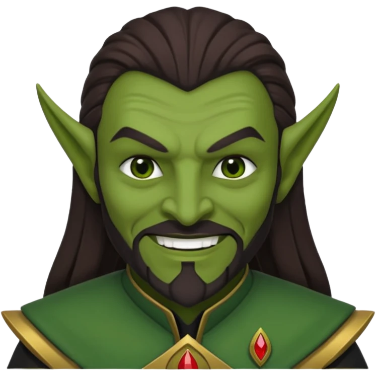 😏 this emoji but as a klingon emoji
