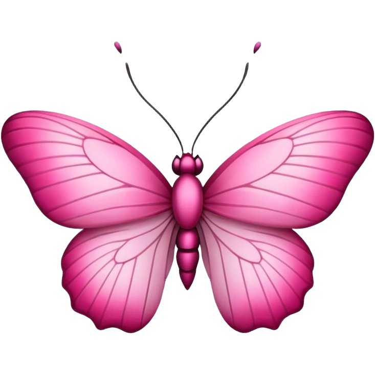Mariposa rosada emoji
