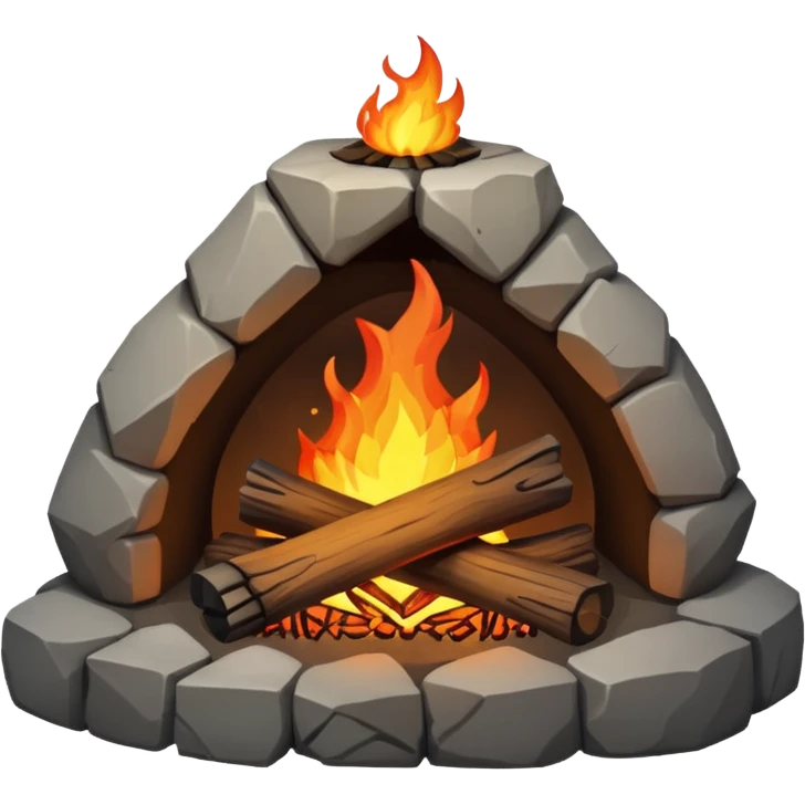 camp fireplace emoji