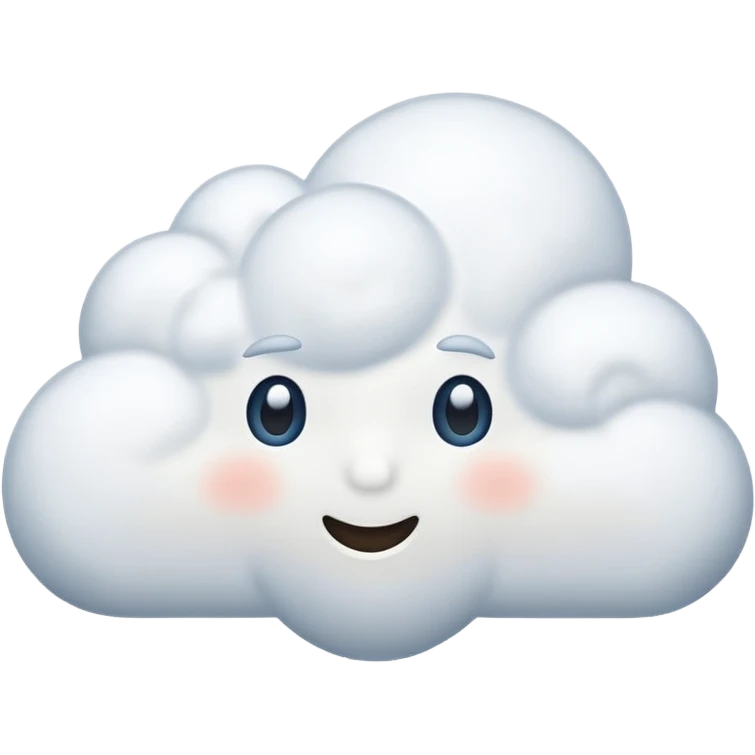 snow and cloud emoji
