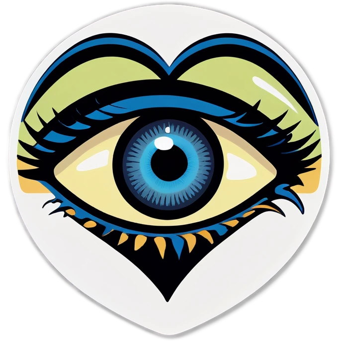 Eye heart emoji