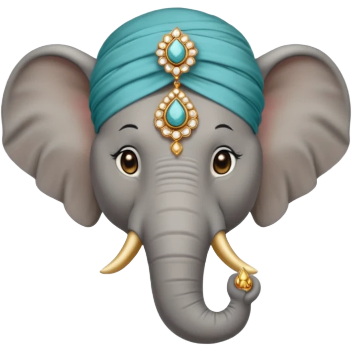 un éléphant indien du maharadja emoji
