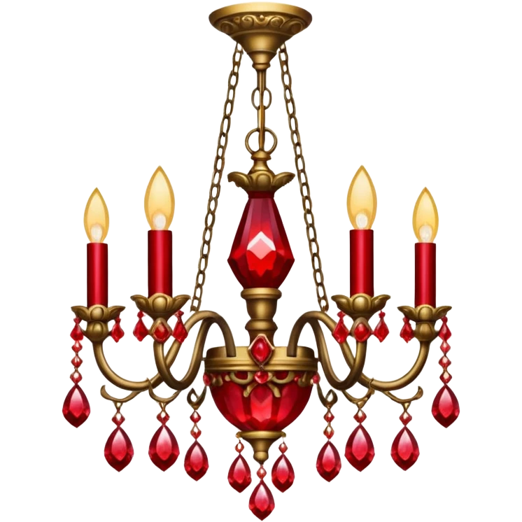 chandelier red emoji