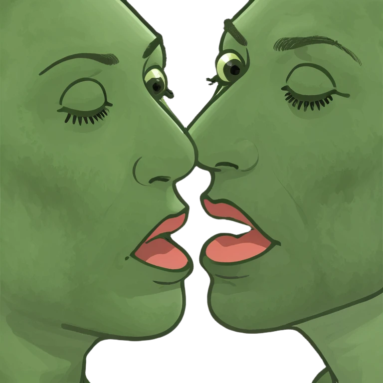 “lets kiss emoji