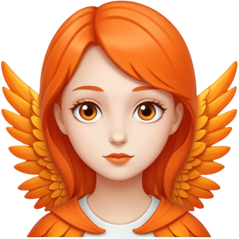 sister orange wings emoji