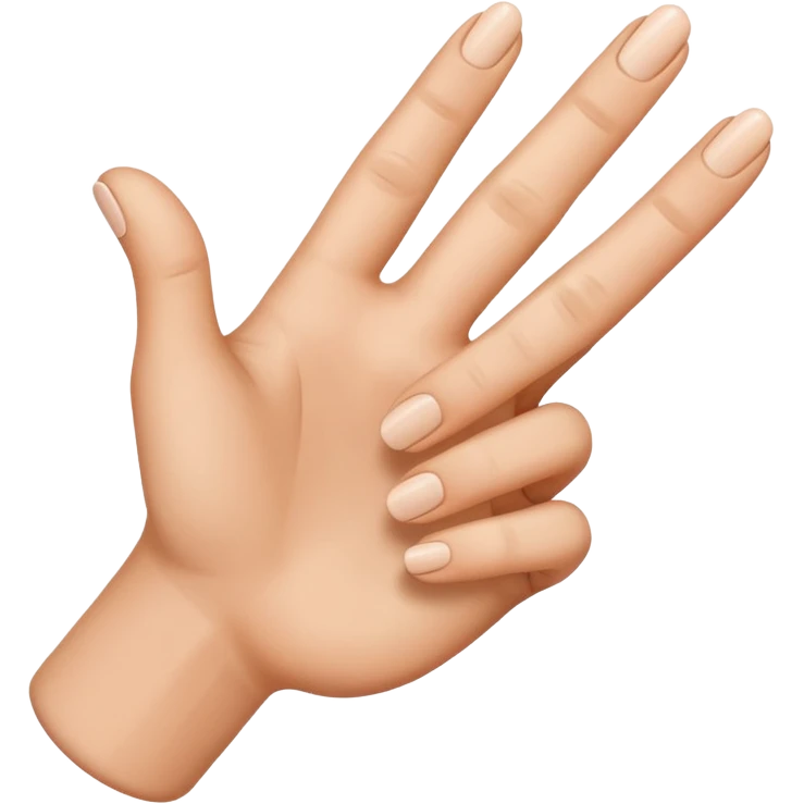 a pointer and thumb finger touching together emoji