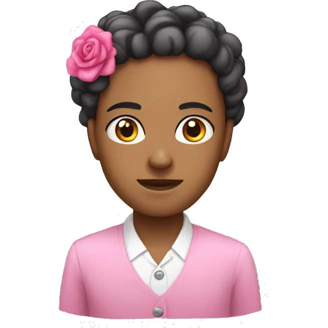 Lazo rosa emoji