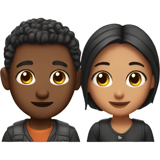Cute couple emoji