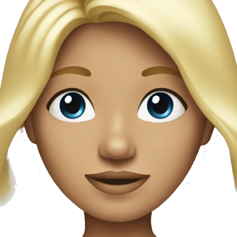beach blonde emoji