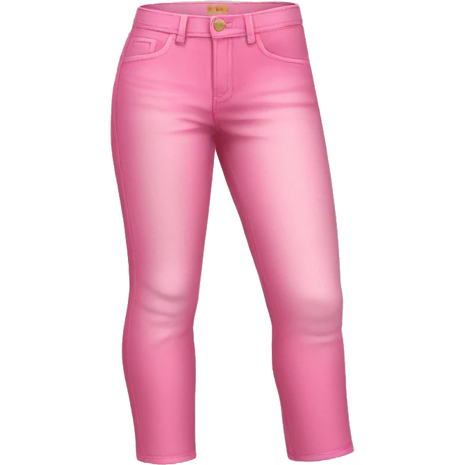 Pink jeans emoji
