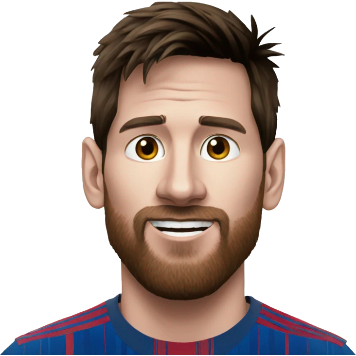 messi qui court apres ronaldo emoji