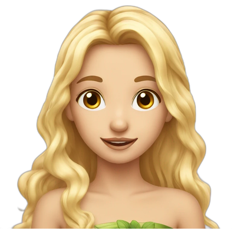 a very pretty fairy-taly looking blond emoji