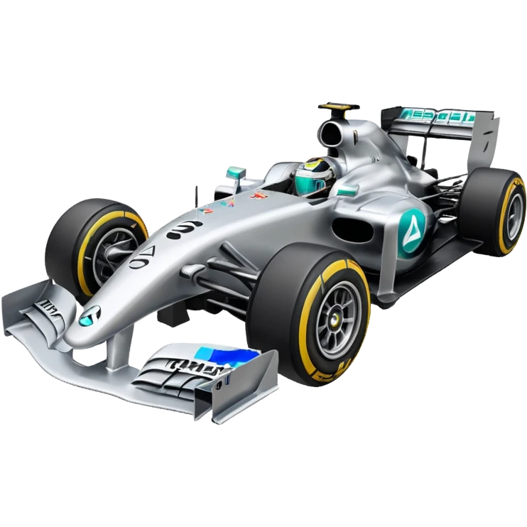 Formule1 Mercedes emoji