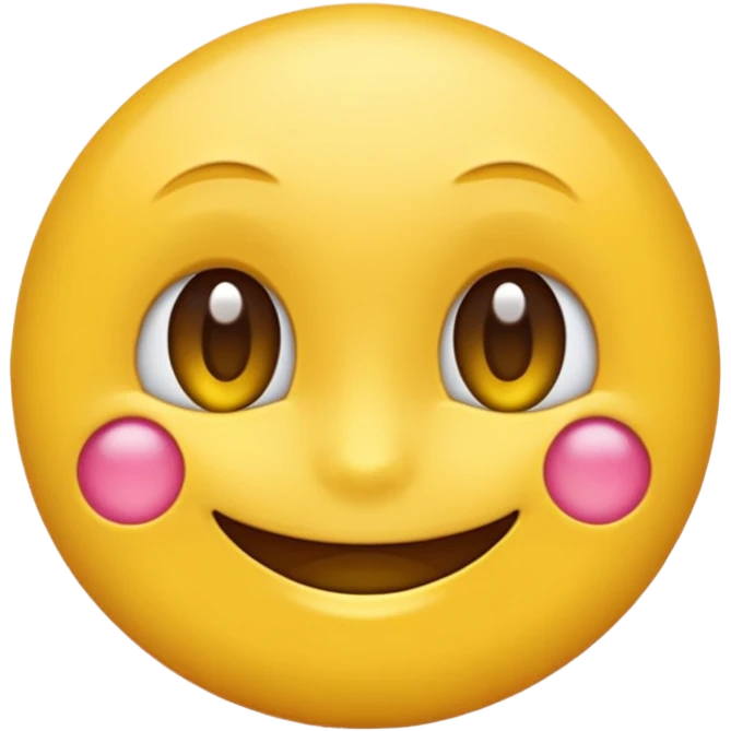 Emoji rond et jaune qui fixe à côté de lui  emoji