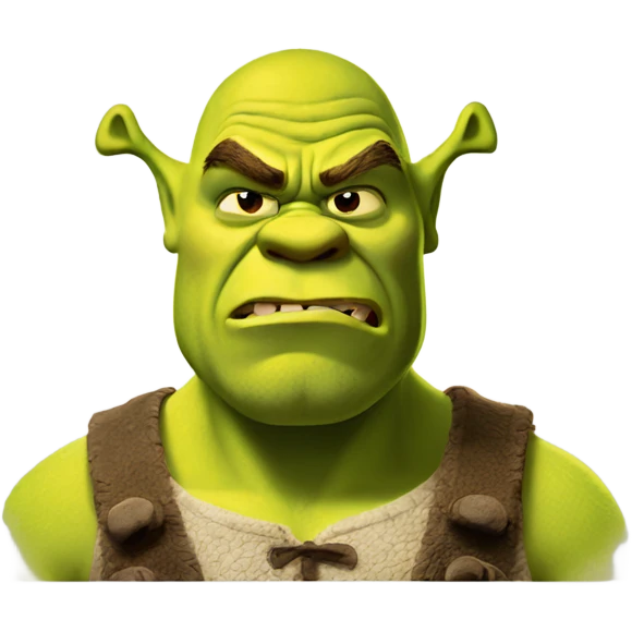 shrek angry  emoji