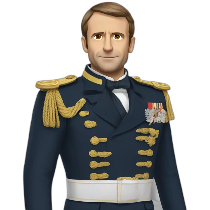 Macron avec marine emoji