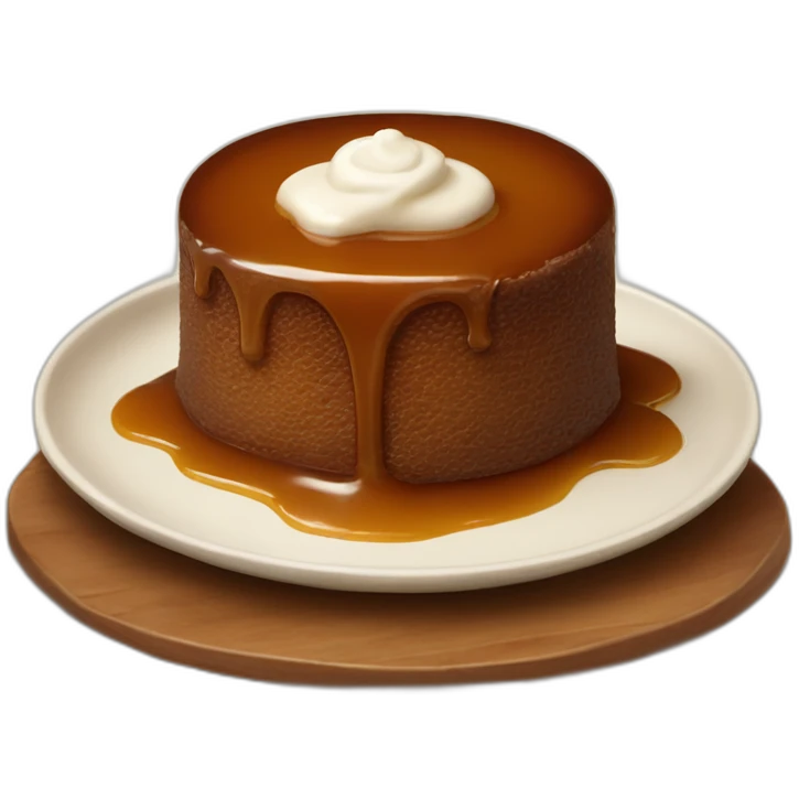 Sticky toffee pudding emoji
