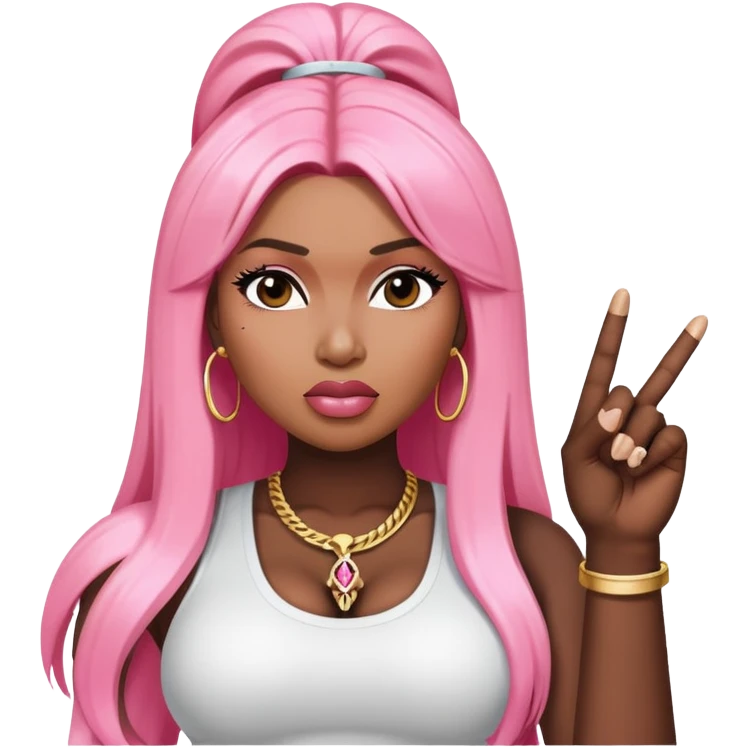 nicki minaj middle finger  emoji