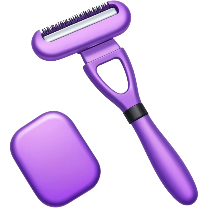 beauty tool purple emoji