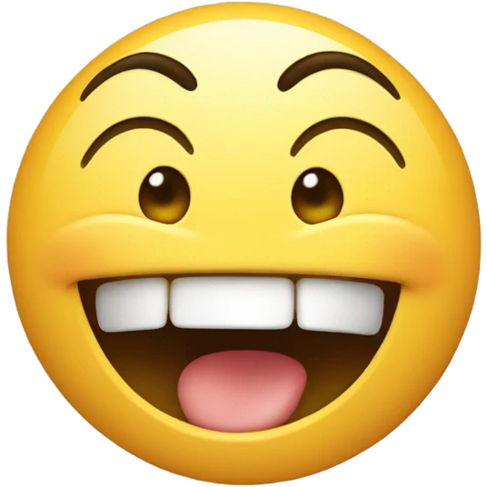 Laughing face pointing finger  emoji
