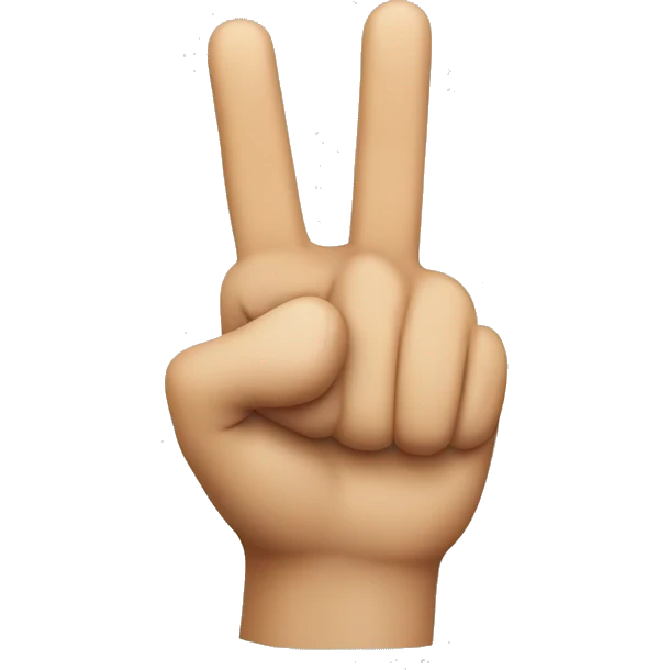 pointing finger forward emoji