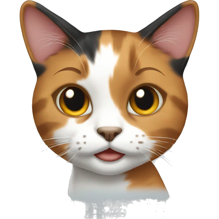 calico cat emoji