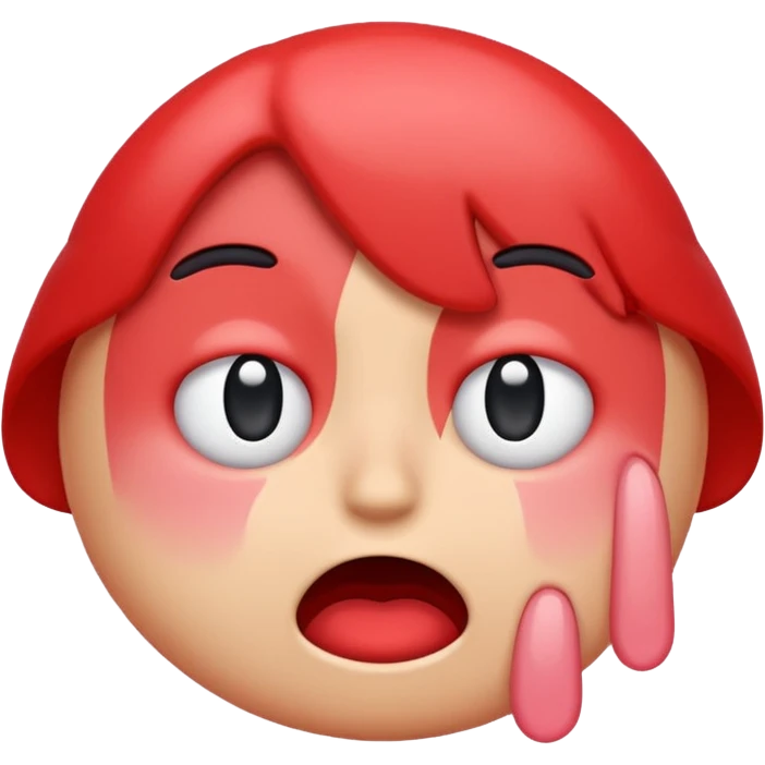 super flustered emoji emoji