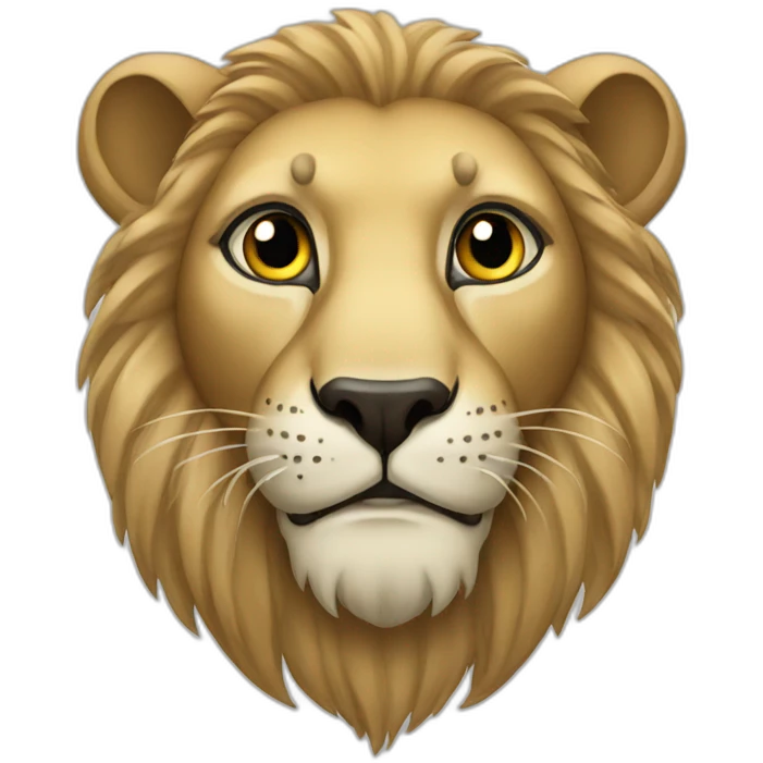 An Iranian lion emoji