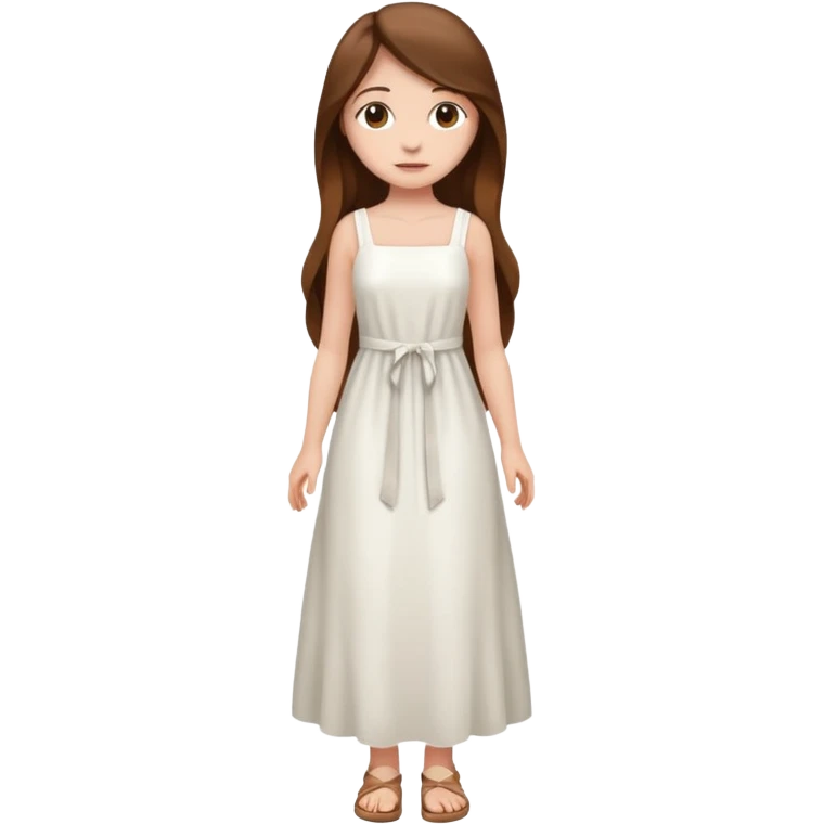 Undressed full body girl emoji