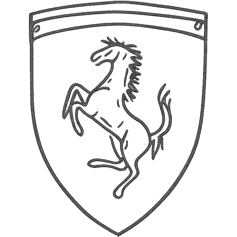 Ferrari logo emoji