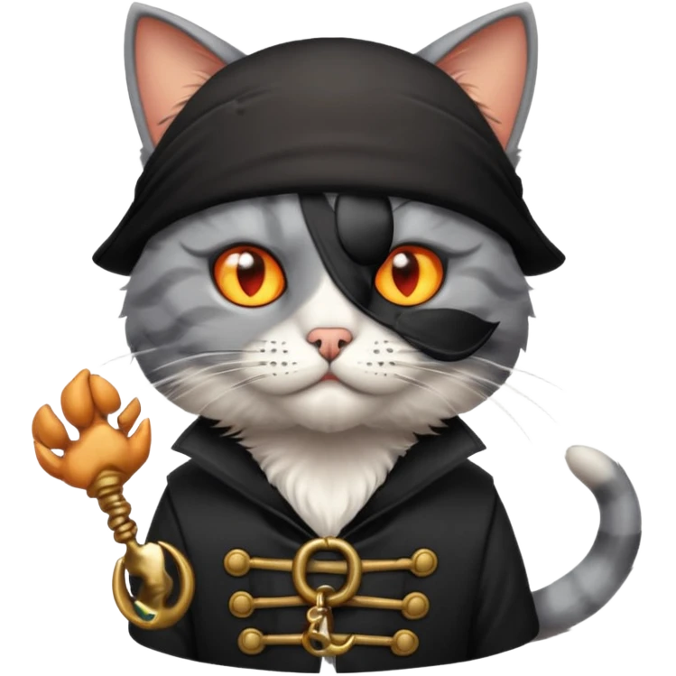 گربه دزد دریایی emoji