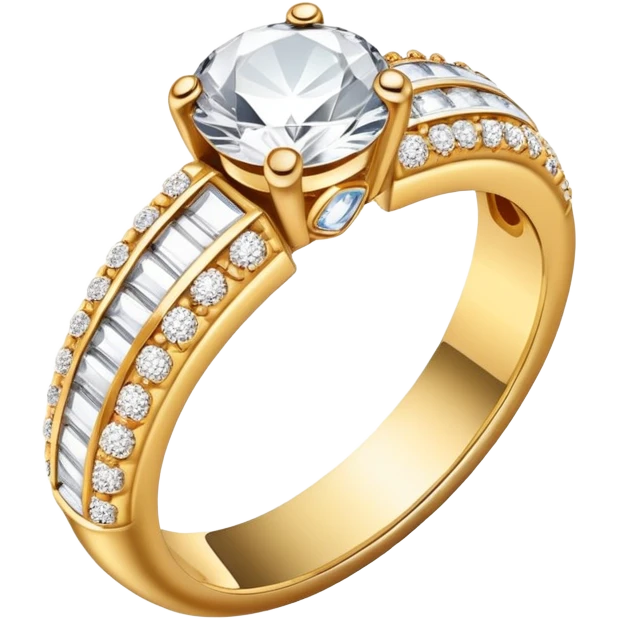 Ring full of diamonds  emoji