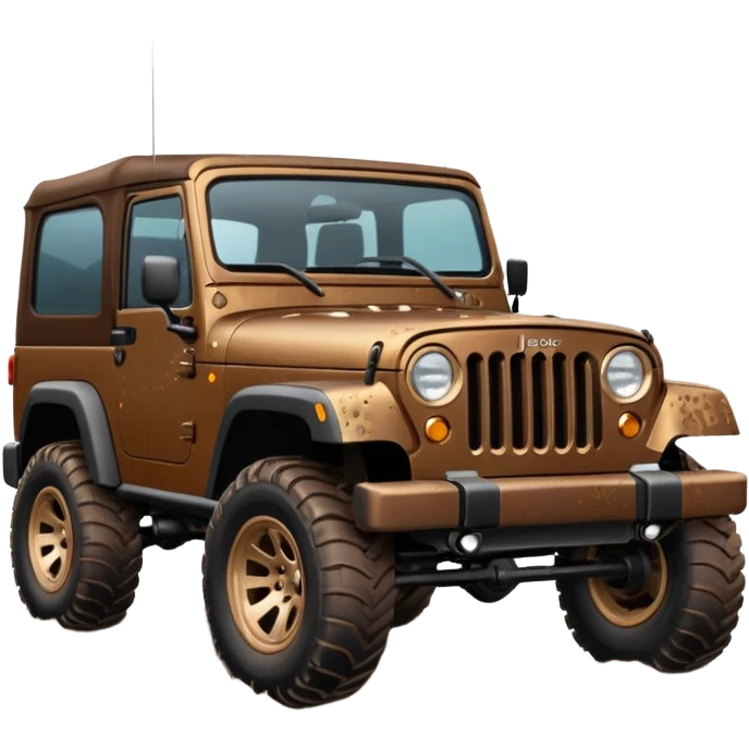 brown jeep emoji