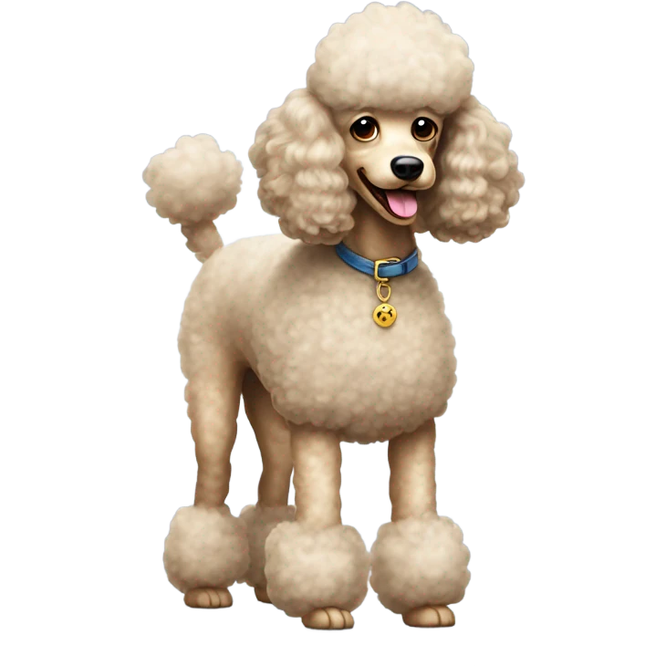 Poodle emoji
